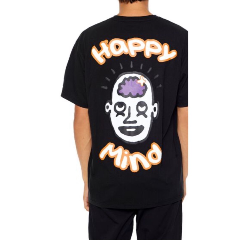 Forever 21: Happy Mind Print Tee Nwot